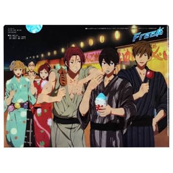Amazon.co.jp: Free! クリアファイル / 浴衣(夏祭り) アニメ